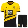 Oficiální Fotbalový Dres Borussia Dortmund 2023-24 Domácí pro Děti